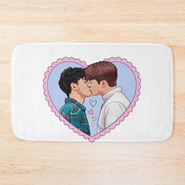 Item preview, Nick and Charlie Kiss Love Heart  designed and sold by baranskini.