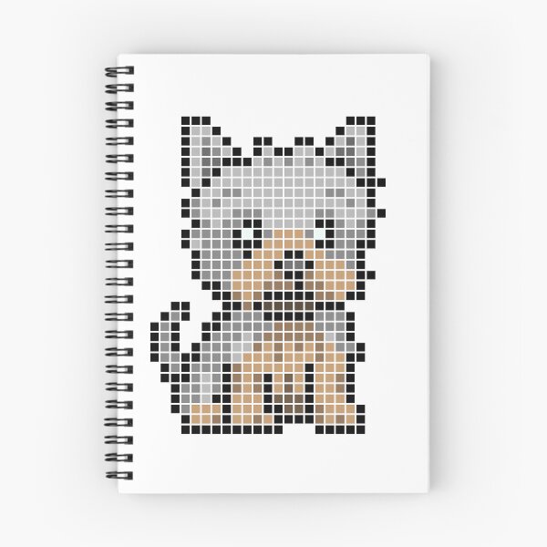 Item preview, Pixeled Yorkie (blue gold) designed and sold by Brain Fart Buffet.