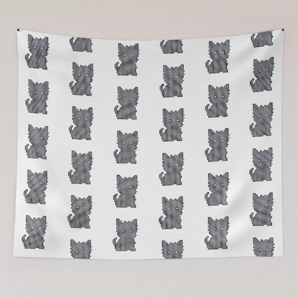 Item preview, Pixeled Yorkie (black) designed and sold by Brain Fart Buffet.