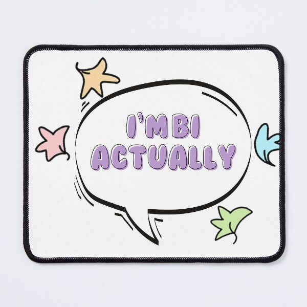Item preview, I'm Bi Actually quote designed and sold by baranskini.