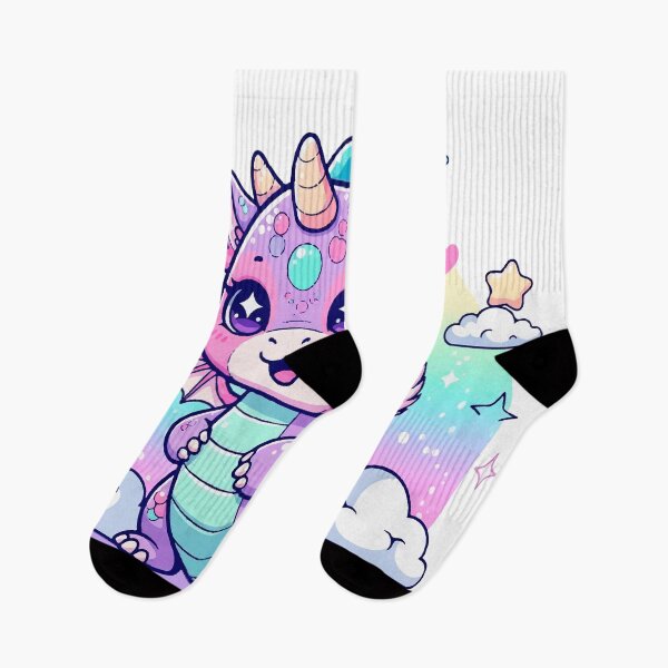 Item preview, Kawaii Dragon - Cute and Colorful Illustration for Stickers and T-shirts designed and sold by  Ojo de Lilith.