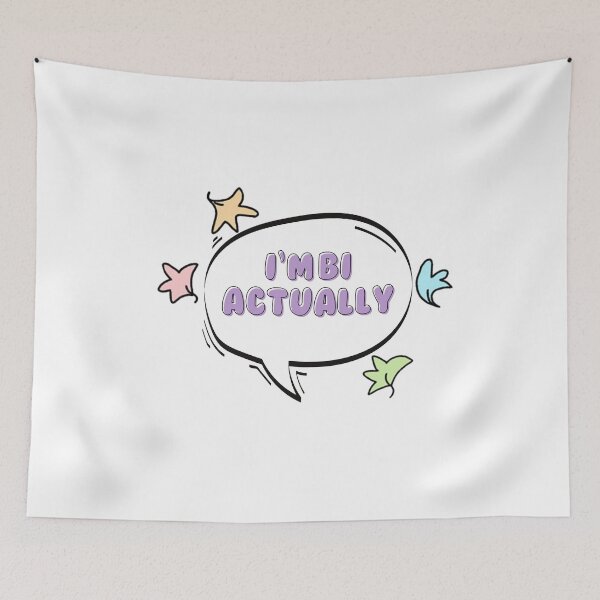 Item preview, I'm Bi Actually quote designed and sold by baranskini.