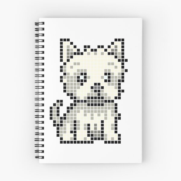Item preview, Pixeled Yorkie (white) designed and sold by Brain Fart Buffet.