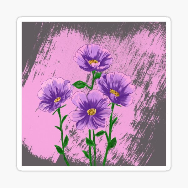 Item preview, purple flowers designed and sold by desingARTshop.