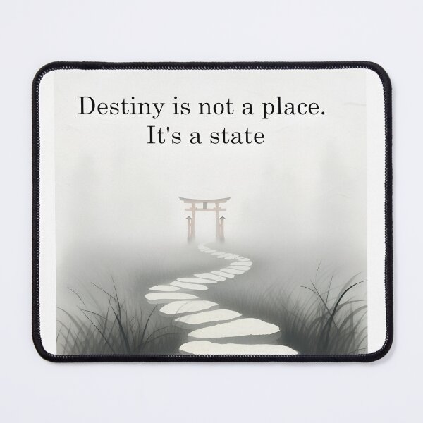 Item preview, Destiny is not a place. It's a state. Zen path designed and sold by GCBTienda.