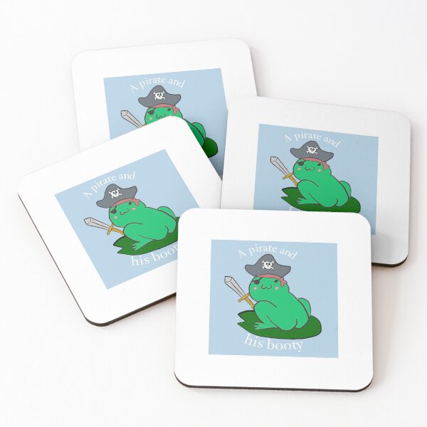 Item preview, Pirate frog! A pirate and his “booty” designed and sold by Abby Dabby Designs.