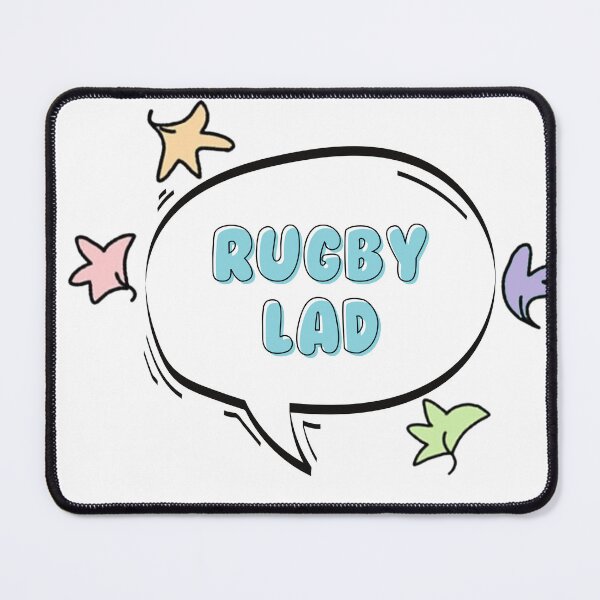 Item preview, RUGBY LAD quote designed and sold by baranskini.