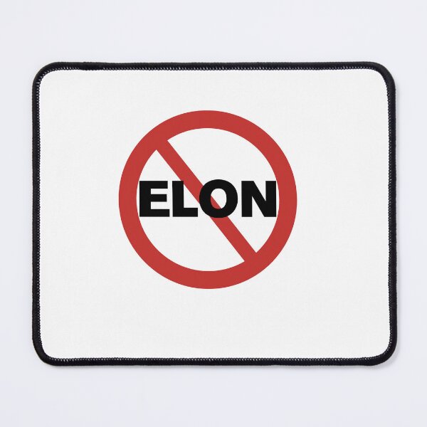 Item preview, No Elon white round Anti Elon Tesla Club- circle fuck tesla designed and sold by CapriCreatives.