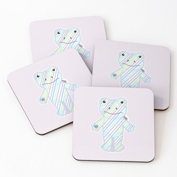 Item preview, Build a Bear Easter Stripe Frog designed and sold by digidoodles.