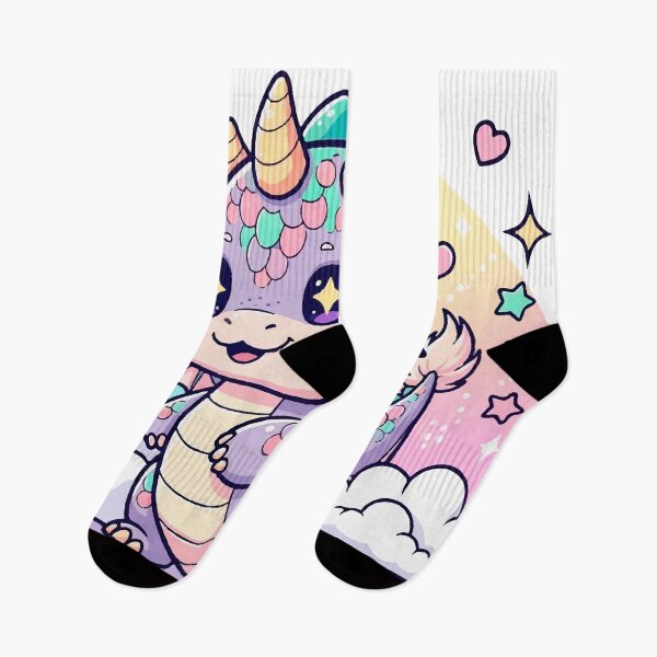 Item preview, Kawaii Dragon - Cute and Colorful Illustration for Stickers and T-shirts designed and sold by  Ojo de Lilith.