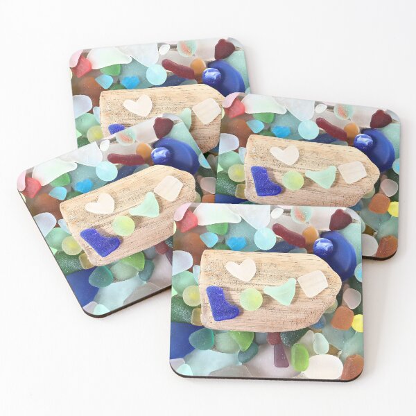 Item preview,  Seaglass and Driftwood Love  designed and sold by LeslieMac713.