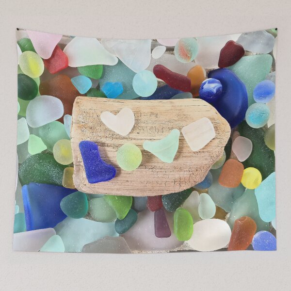 Item preview,  Seaglass and Driftwood Love  designed and sold by LeslieMac713.