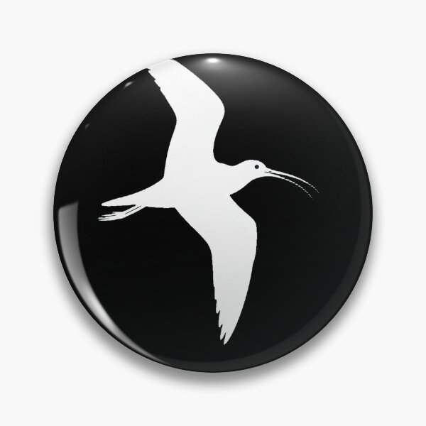 Item preview, Curlew Flight in white  designed and sold by Darren Wilkes.