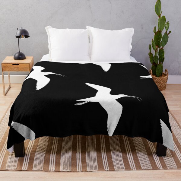 Item preview, Curlew Flight in white  designed and sold by Darren Wilkes.