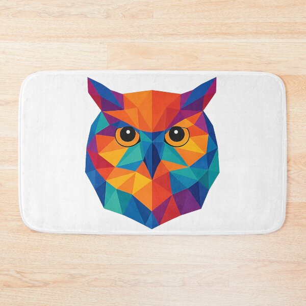 Item preview, Prismatic Owl Face designed and sold by TheWonkyEaselCo.