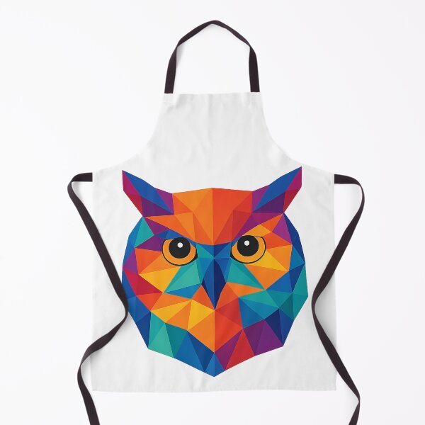 Item preview, Prismatic Owl Face designed and sold by TheWonkyEaselCo.