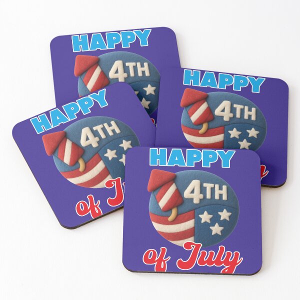 Item preview, 4th of July, flag, great party fireworks designed and sold by Mauswohn.