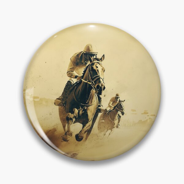 Item preview, Vintage horse race designed and sold by Made-by-Gus.