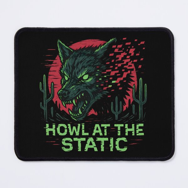 Item preview, Glitch Wolf Howl at Static designed and sold by MysticArtisan.