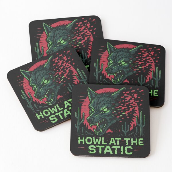 Item preview, Glitch Wolf Howl at Static designed and sold by MysticArtisan.