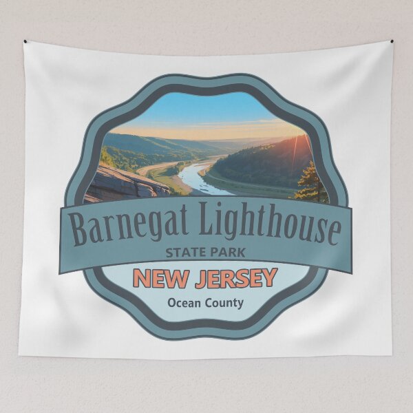Item preview, Barnegat Lighthouse Recreation Area, Ocean County, New Jersey designed and sold by Wanderful-roads.