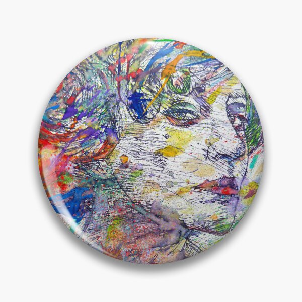 Item preview, COLETTE watercolor and ink portrait .1 designed and sold by lautir.