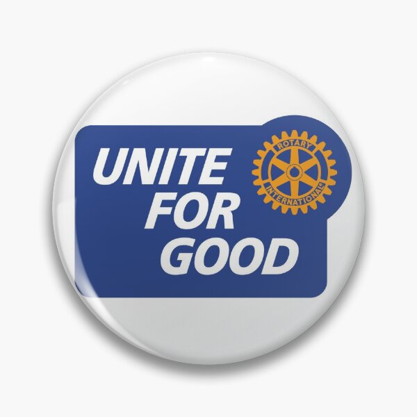 Item preview, Unite for Good Deep Blue designed and sold by RotaryStickers.