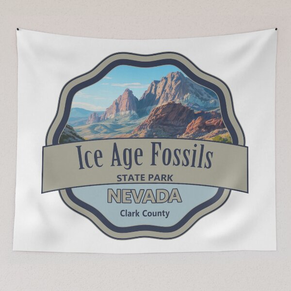 Item preview, Ice Age Fossils State Park, Clark County, Nevada designed and sold by Wanderful-roads.