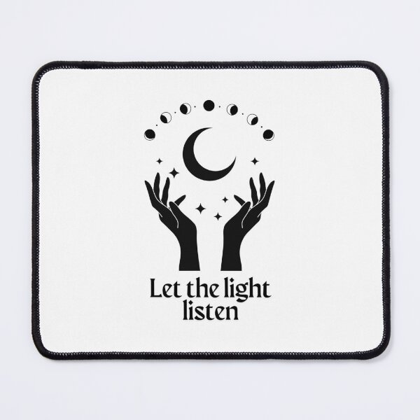 Item preview, Let the Light Listen – Mystical Hands & Moon Illustration designed and sold by ARTEMBASSY.