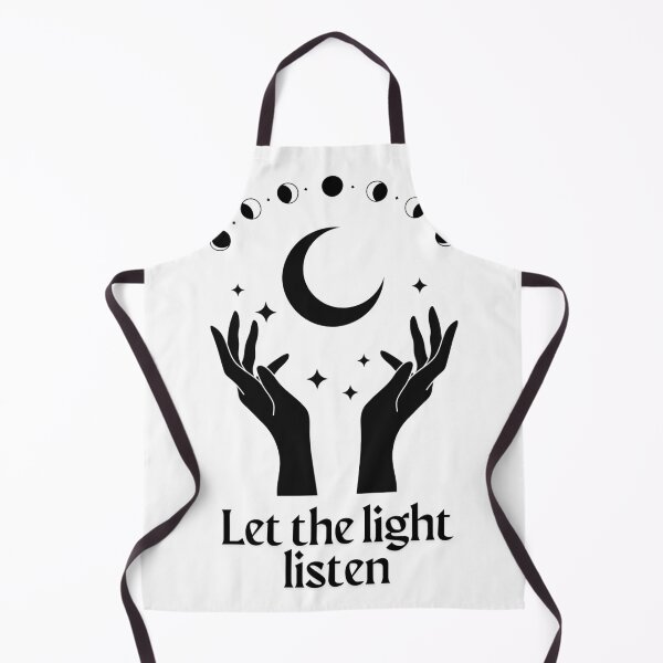 Item preview, Let the Light Listen – Mystical Hands & Moon Illustration designed and sold by ARTEMBASSY.
