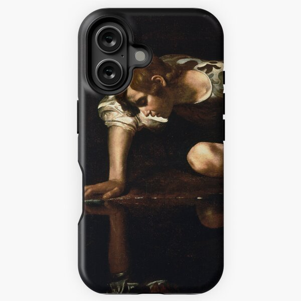 Vista previa del artículo con la obra «Narciso, de Caravaggio», diseñado y vendido por WillowNox7.