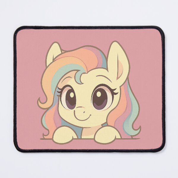 Item preview, Cute Pastel Pony Peeker – Kawaii Cartoon Style designed and sold by Rushurban.