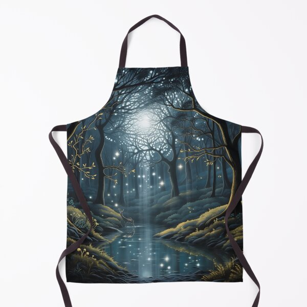 Aperçu de l'œuvre Eclipsed Whispers: Moonlit Enchantment créée et vendue par DrawnThreads.