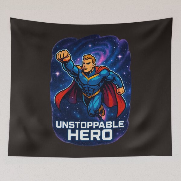 Item preview, Unstoppable Hero in Space   designed and sold by Thaivi Design.