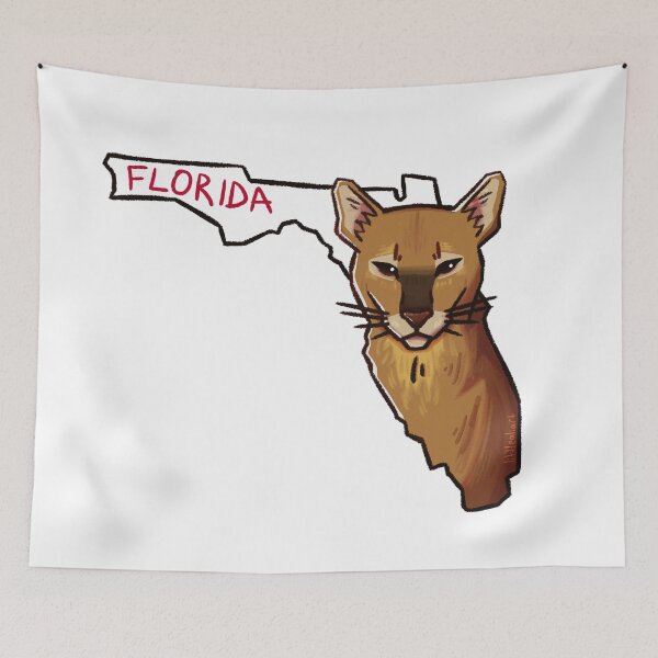 Item preview, Florida State Mammal - Florida Panther designed and sold by littlealiart.