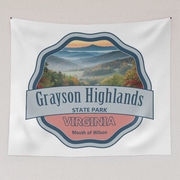 Item preview, Grayson Highlands State Park, Mouth of Wilson, Virginia designed and sold by Wanderful-roads.