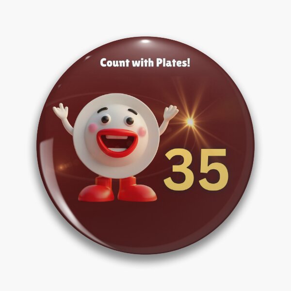Item preview, "Count with Plates – 35 is Great!" designed and sold by Parijat Grace.