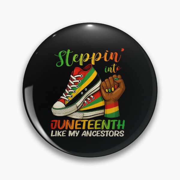 Item preview,  Stepping Into Juneteenth Afro Woman Black Girls Sneakers Men  designed and sold by Run to Creations.