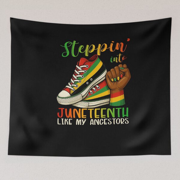 Item preview, Afro Woman Sneakers Juneteenth designed and sold by Run to Creations.