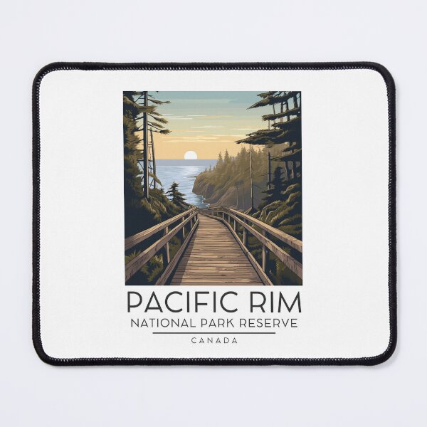 Item preview, A Vintage Illustration of Pacific Rim National Park Reserve - Canada designed and sold by GoodOldVintage.