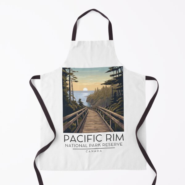 Item preview, A Vintage Illustration of Pacific Rim National Park Reserve - Canada designed and sold by GoodOldVintage.