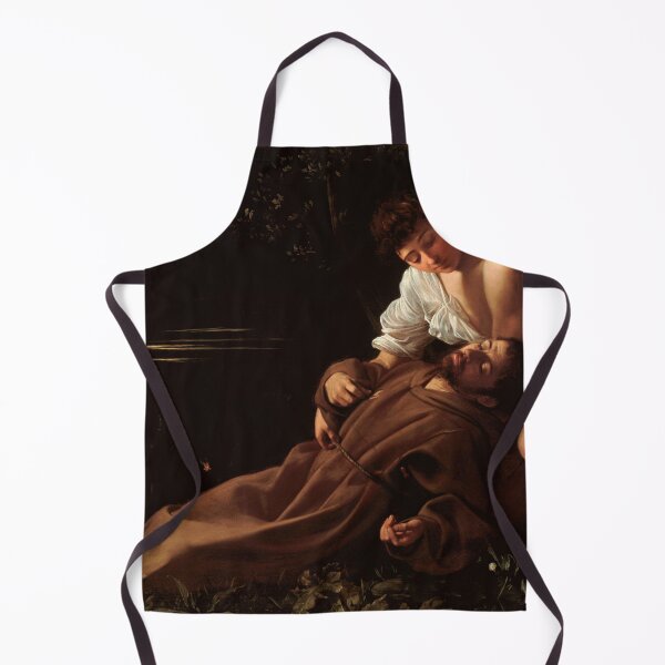Item preview, Francis of Assisi in Ecstasy, Oil Painting by Caravaggio designed and sold by WillowNox7.