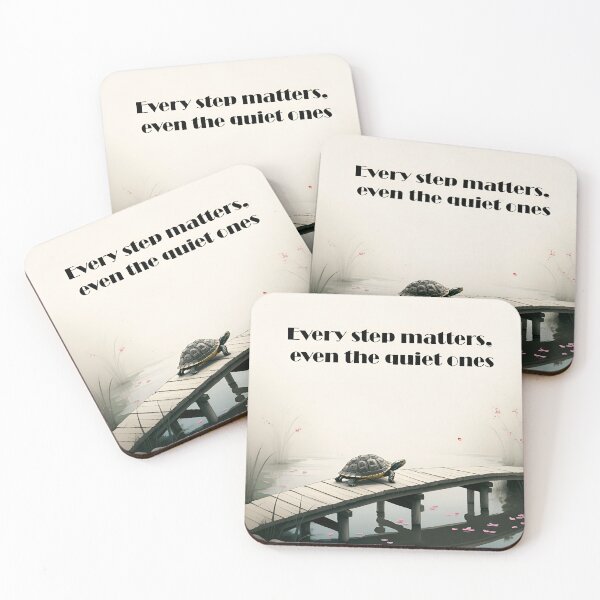Item preview, Every step matters, even the quiet ones. Turtle on a bridge designed and sold by GCBTienda.