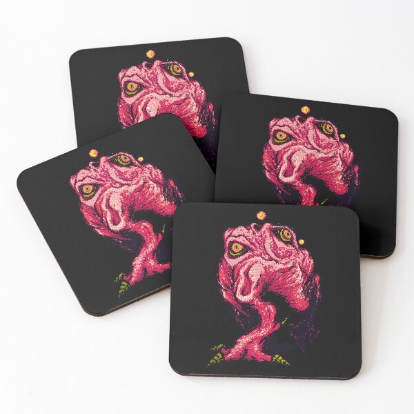 Item preview, Distorted unreal unearth pink alien creature designed and sold by ariverrr.