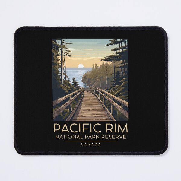 Item preview, A Vintage Illustration of Pacific Rim National Park Reserve - Canada designed and sold by GoodOldVintage.