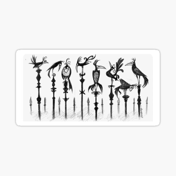 Item preview, Fine Feathered Finial Friends designed and sold by ArtOfRobHusberg.