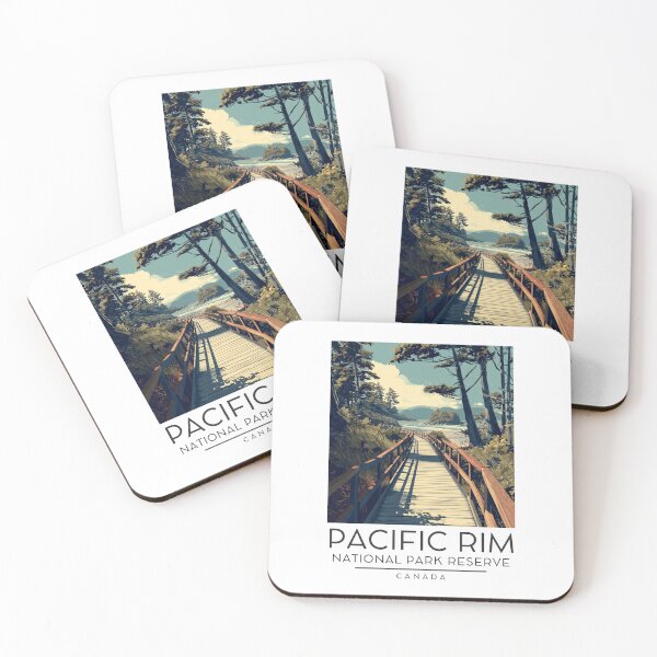 Item preview, A Vintage Illustration of Pacific Rim National Park Reserve - Canada designed and sold by GoodOldVintage.