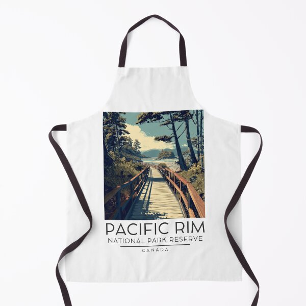 Item preview, A Vintage Illustration of Pacific Rim National Park Reserve - Canada designed and sold by GoodOldVintage.