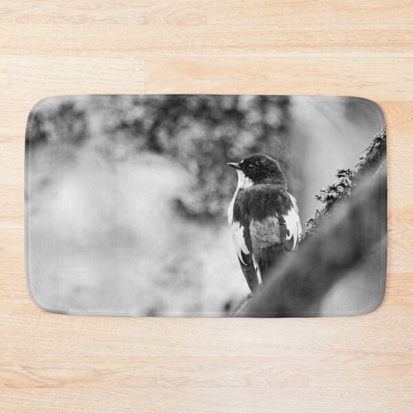 Item preview, Grayback. European pied flycatcher bw designed and sold by Jouko Lehto Photography.