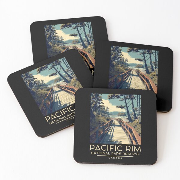 Item preview, A Vintage Illustration of Pacific Rim National Park Reserve - Canada designed and sold by GoodOldVintage.